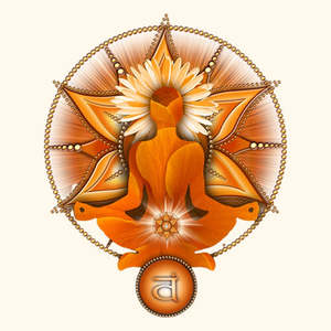 Mélange d'huiles thérapeutiques pour le chakra sacral, hydratant et nourrissant, aux huiles essentielles d'Ylang-Ylang, de Géranium, de Bois de Santal, de Bergamote et d'Arbre à Thé - Product Image 2