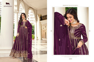 Designer Gown With Beautiful <b>Embroidery</b> Work By Wholesale Exporter Fabzone - Product Image 2