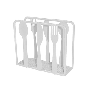 Présentoir d'ustensiles de cuisine en métal et cristal Porte-serviettes décoratif Idéal pour le rangement de la vaisselle à la maison et au restaurant - Product Image 3