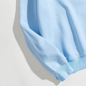 Direct Manufacturer's Autumn Winter Women's Casual Breathable Sweatshirt Front Embroidered Drop Shoulder <b>Hoodie</b> Wholesale - Product Image 4