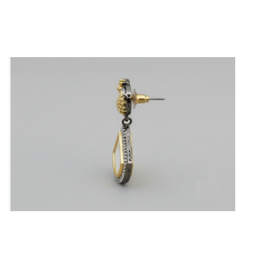 ต่างหูออกแบบนกยูงวินเทจเคลือบหินสีและ rhinestones สำหรับดูหรูหราโบราณที่มีอยู่ในราคาที่ยอมรับได้ - Product Image 4