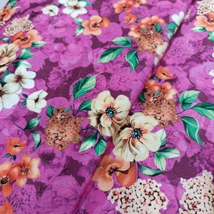 Tissu d'impression numérique 100% polyester de qualité supérieure aux couleurs vives, ultra-doux, durable et léger pour les textiles de mode et de maison - Product Image 6