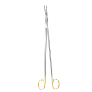 METZENBAUM DUROTIP 285 mm 11 14 Pulgadas Vascular Debakey Tijeras Medio Oro Curvo TC Blunt Romo Disección Tijeras Industriales - Product Image 6