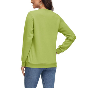 Womens Crewneck Sweatshirt with Fleece Lining, Custom Logo Printing, Soft Fabric, Bulk Order Discounts - Product Image 3