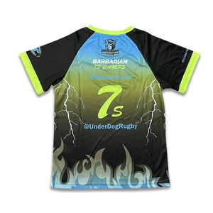 Camisetas elásticas de calidad avanzada para hombre, impresión personalizada y logotipo, camisetas de sublimación de último diseño a la venta para eventos deportivos - Product Image 2