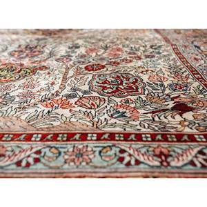 Tapis en soie noués à la main traditionnels chinois Gulmarg, 10 mm, motif médaillon rectangulaire, patchwork pour la maison, le couloir, pour adolescents, viscose - Product Image 3