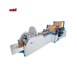 Máquinas de fabricación de bolsas de papel de proveedor mayorista Máquina de bolsas de papel con fondo en V con modelo de servo de Impresión en línea - Product Image 1