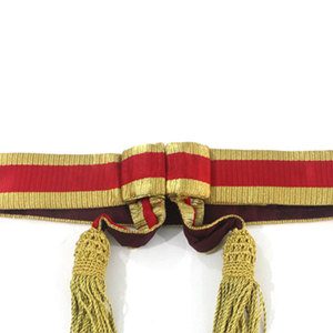 Ceremonial Uniform Purple Waist Sash <b>Belt</b> Top Selling Custom Made Uniform Waist Sash <b>Belt</b> - Product Image 6