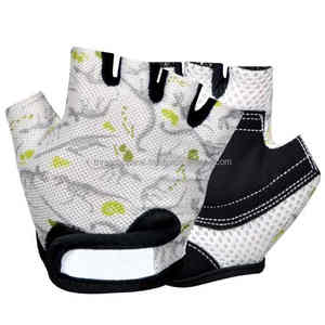 Guantes de Ciclismo de medio dedo para niños de neopreno de alta calidad al por mayor de fábrica, equipo deportivo antideslizante transpirable personalizado para exteriores - Product Image 2