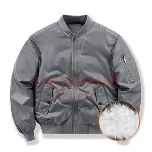 2026 Custom <b>Men's</b> And Women,<b>s</b> Stylish Stand Collar Bomber <b>Jacket</b> for Winter Plain Design with OEM Service - Product Image 1