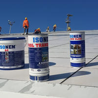 ISONEM POOL, revêtement liquide transparent à base de polyuréthane acrylique, résistant aux UV, durable, pas besoin de retirer les carreaux, fabricant Turquie