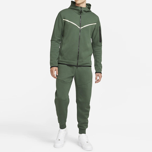 High Quality Hooded Men Tracksuit 100% Cotton Anti-Odor Lightweight Comfortable Durable Fabric OEM Fast Production Bulk - Product Image 1