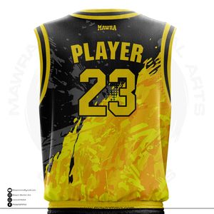 OEM Service High Quality Heat-Transfer <b>Printed</b> 100% Polyester Breathable Plus Size Winter Basketball Uniform Custom Team Number - Product Image 5