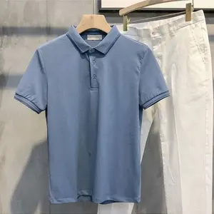 Polos en blanco al por mayor camisetas con estampado de logotipo bordado personalizado camisetas polo lisas camisetas polo unisex personalizadas - Product Image 5