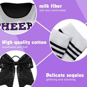 Dncing Cheerleading Uniformes Personnalisez votre propre conception Uniformes d'usure de performance - Product Image 3