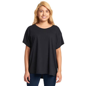 Nouvel Arrivage T-shirt Femme en Polyester de Haute Qualité Coupe Slim Manches Courtes Col Rond Logo Personnalisé Couleur Unie Écologique pour - Product Image 3