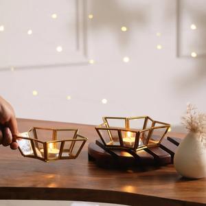 Bol décoratif en métal pour centre de table basse et accent de style et d'affichage d'intérieur de maison contemporaine - Product Image 5