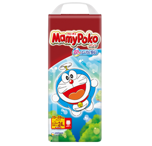 MamyPoko pañales desechables de algodón para bebés pantalones XXL tamaño 24 piezas X 3 paquetes protector contra fugas suave transpirable hecho en Japón 2025 - Product Image 1