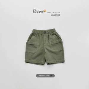Nouvelle arrivée Style coréen kaki Shorts pour garçons 1-7 ans tendance été chaud 100% coton bébé vêtements ensembles en vente en gros - Product Image 2