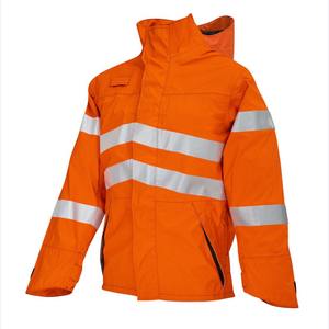 Ropa de Trabajo de Seguridad, Sudadera con Capucha de Alta Visibilidad Reflectante para Hombre, Chaqueta de Uniforme de Trabajo de Seguridad Más Cálida - Product Image 6