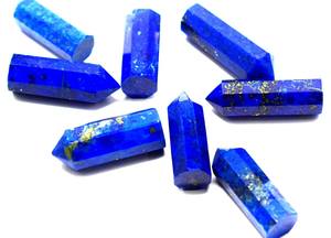 Vente en gros de bijoux en pierre de lapis-lazuli naturelle de haute qualité, collier de pendentifs et breloques en plaqué or fin, accessoire de point de guérison - Product Image 5