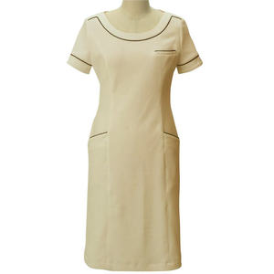 ชุดเดรส Jenny Sheath ไซส์ XS สีดำ X สีเบจ ทำจากผ้าเจอร์ซีย์ - Product Image 4