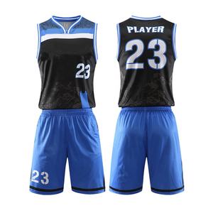 Maillot et short de basketball réversibles à col en V sans manches avec impression par sublimation – Tenues de club pour jeunes – Vêtements de sport personnalisés avec impression graphique - Product Image 3