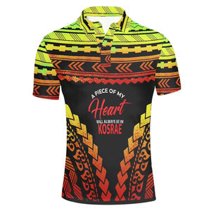 Polos avec logo personnalisé vêtements décontractés pour hommes Polo pour hommes grande taille polos avec impression par sublimation pour hommes - Product Image 6