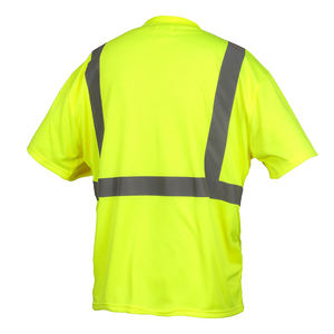 Viky Industries Camiseta de seguridad de poliéster 100% para hombre Ropa de trabajo de manga corta hecha en Pakistán Uniformes de servicio OEM - Product Image 6