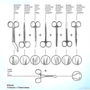 Kit de Disección de Aves de Alta Calidad, Juego de Disección de Acero Inoxidable para Estudiantes de Medicina, Herramientas Veterinarias, Uso Hospitalario - Product Image 4