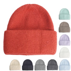 Gorro de mezcla de lana suave y cálido Unisex para otoño e invierno, gorro de calavera bordado a mano de Color sólido con impresión Digital para hombres y mujeres - Product Image 6