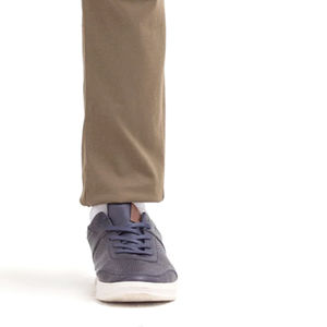 2025 personalizado 380gsm peso pesado Color sólido cordón Terry pantalones hombres niños pantalones de gran tamaño para hombres recto curvo rayas - Product Image 5