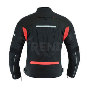 Meilleur modèle Veste de course Cordura XL pour homme, vêtements de sport personnalisés, veste de moto coupe-vent grande taille à bas prix Pakistan - Product Image 3