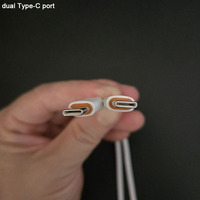 Cables USB Tipo C a USB Tipo C de Primera Calidad, Fáciles de Transportar, de 5 Núcleos, Carga Súper Rápida en Ambos Extremos