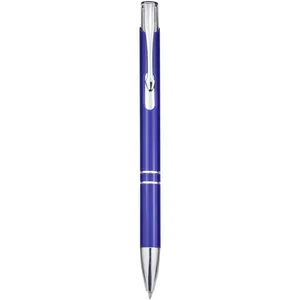 Stylo bille Moneta en aluminium recyclé avec encre bleue - Product Image 6