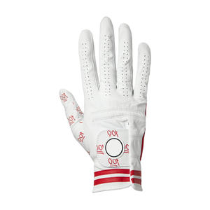 Gants de golf pour hommes et femmes Fourniture en vrac OEM ODM Logo personnalisé d'usine Cabretta Cuir antidérapant Matériau souple, durable et respirant - Product Image 3