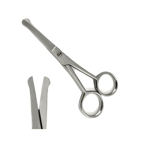 Ciseaux pour poils de nez en acier inoxydable 9 cm et 11,5 cm, ensemble d'instruments chirurgicaux certifié CE, fournisseur - Product Image 3