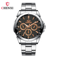Montre Chronographe Analogique Noire Chenxi 019A pour Homme et Femme en Acier Inoxydable – Fournisseurs Chine