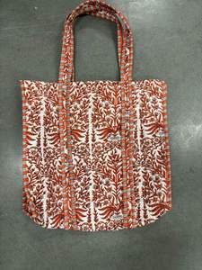 Traditionnel indien Kantha matelassé numérique imprimé Floral femmes sac fourre-tout taille personnalisée décontracté à la mode haute qualité accessoire de mode - Product Image 6