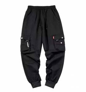 Pantalon cargo élastique personnalisé pour homme pour l'été Pantalon décontracté taille haute grande taille en toile légère multi-poches - Product Image 6