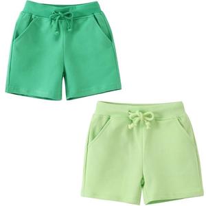 Nueva llegada pantalones cortos de chándal para niños y niñas con logotipo personalizado de calidad superior para niños más vendidos OEM Casual liso transpirable - Product Image 1