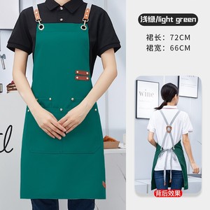 Nuevo Delantal de Lona Impermeable y Resistente al Aceite para Restaurante, Cocina, Trabajo, con Logotipo Personalizable, Reutilizable, Moderno, sin Mangas - Product Image 6