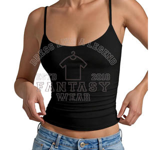 FANTASY WEAR 2026 Nueva Llegada Chaleco Casual Holgado para Mujer, Camiseta sin Mangas de Algodón Suave, Certificación CE - Product Image 1