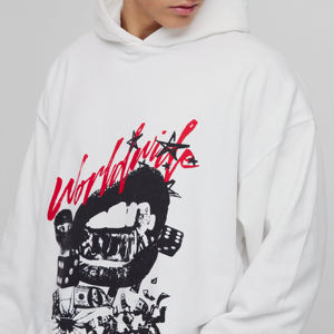 Low Moq Pakistan Made Printed Hoodies para hombres 2025 Winter Hoodie con precio competitivo Sudaderas con capucha para hombres - Product Image 4