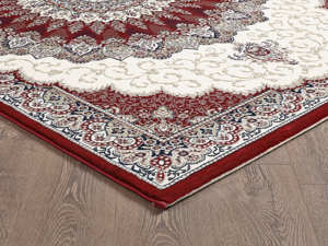 Alfombra turca de lujo hecha a máquina Laila D.Red Premium para sala de estar del fabricante de Gaziantep - Product Image 3