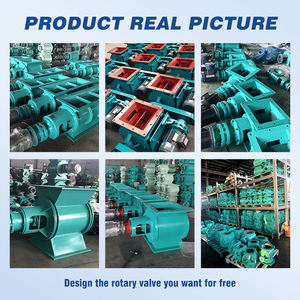 Ayarlanabilir hız döner vana Airlock yıldız besleyici toz giderme tahıl sanayi toz malzeme taşımacılığı için yeni durum - Product Image 4