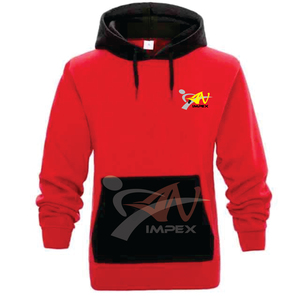 เสื้อฮู้ดดี้พิมพ์ลายดิจิทัลคุณภาพสูงสำหรับผู้ชาย วัสดุยืดหยุ่น เหมาะสำหรับฤดูหนาว - Product Image 3