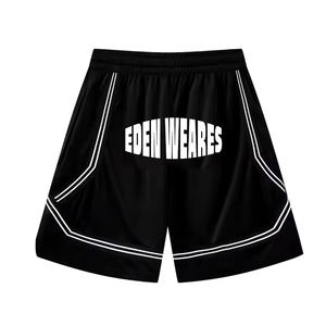 Pantalones cortos de malla sublimada personalizados de alta calidad para hombres Pantalones cortos cómodos con cintura elástica Estilo de estampado informal para hombres Verano - Product Image 5