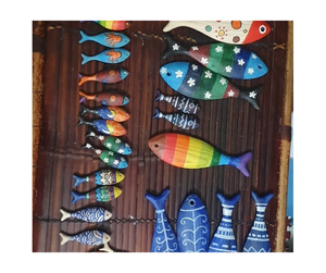 Peces de Madera Coloridos de Varios Tamaños, Peces de Madera de Calidad Superior de Vietnam, Varios Diseños, Peces de Madera Duraderos, Pedido al por Mayor para Exportación - Product Image 1