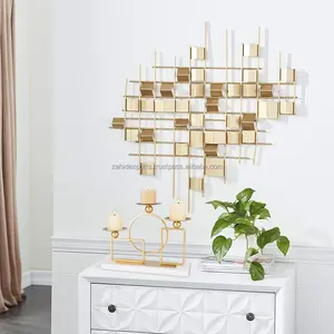 Bougeoir en métal de luxe fait à la main pour un style d'intérieur élégant, collection sur mesure de Zahid Exports, grand grossiste de Noël - Product Image 4